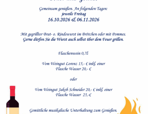 Feuer und Genuss