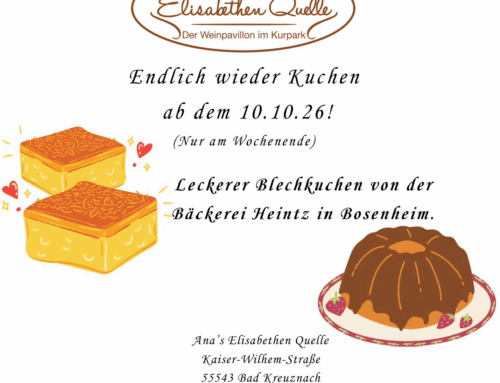 Endlich wieder Kuchen!